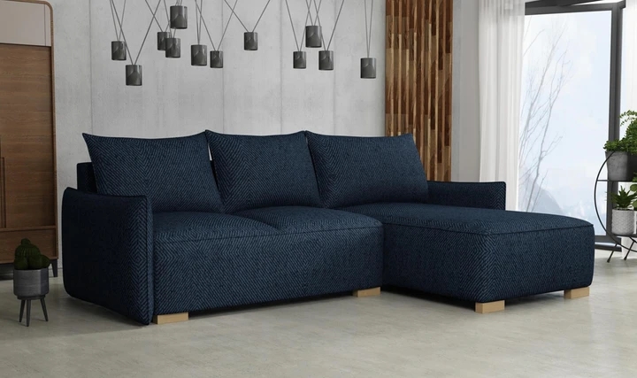 KYOTO malá rozkládací rohová sedačka s úložným prostorem