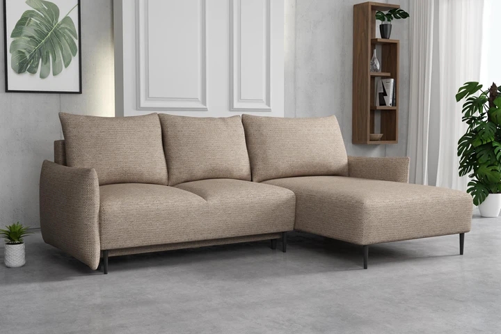 RAVEN elegantní rozkládací sedačka s úložným prostorem