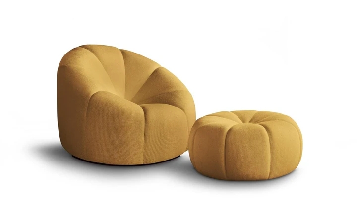 COOKIE křeslo a taburet