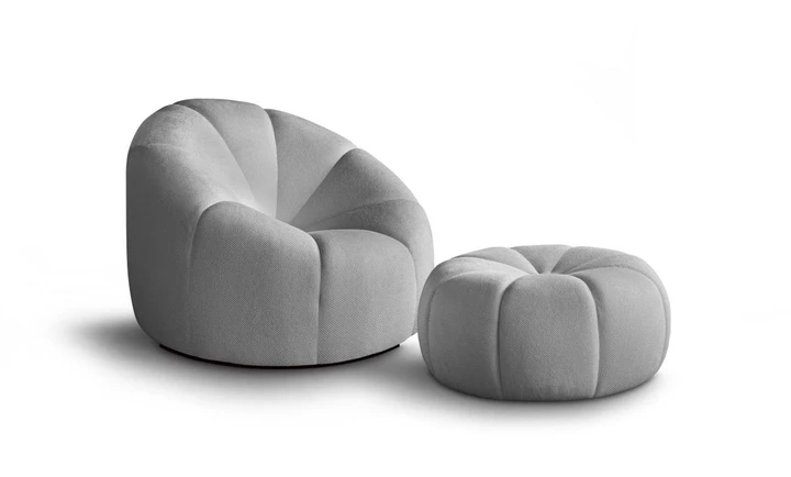 COOKIE křeslo a taburet