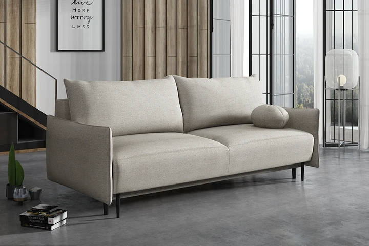 DAVEN moderní rozkládací pohovka s úložným prostorem