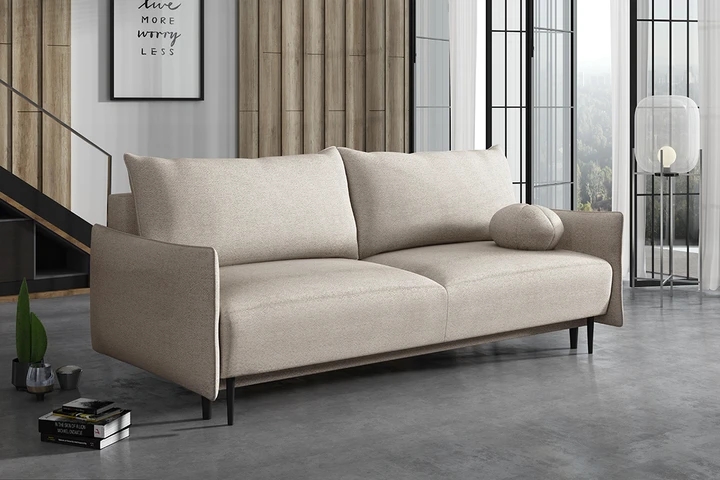 DAVEN moderní rozkládací pohovka s úložným prostorem