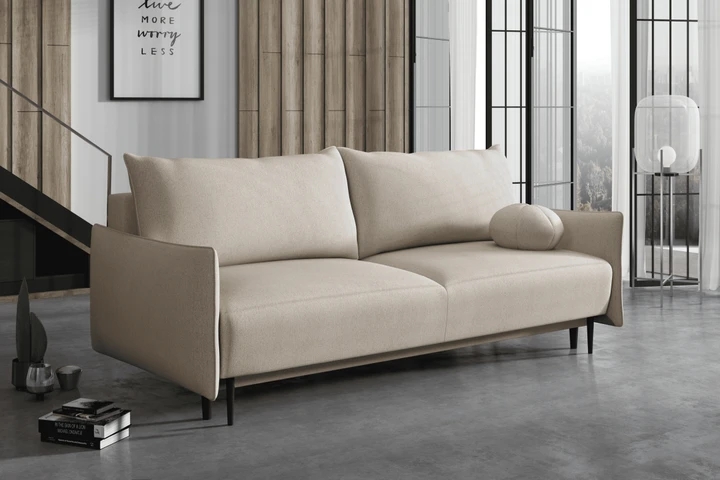 DAVEN moderní rozkládací pohovka s úložným prostorem