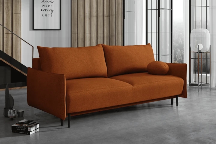 DAVEN moderní rozkládací pohovka s úložným prostorem