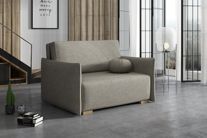 BAMBI II malá rozkládací pohovka s úložným prostorem