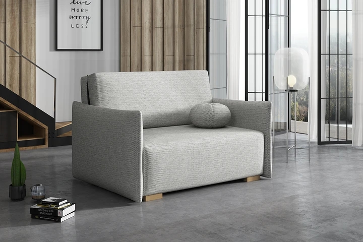 BAMBI II malá rozkládací pohovka s úložným prostorem