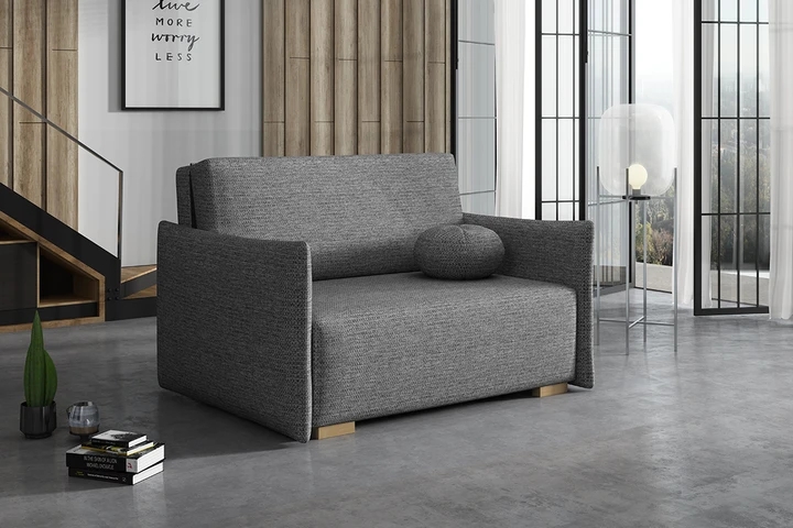 BAMBI II malá rozkládací pohovka s úložným prostorem