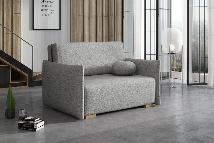 BAMBI II malá rozkládací pohovka s úložným prostorem