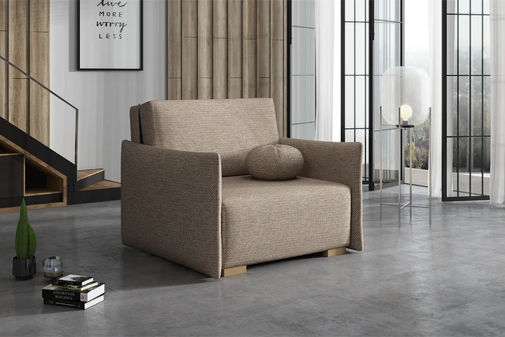 BAMBI I rozkládací křeslo s úložným prostorem