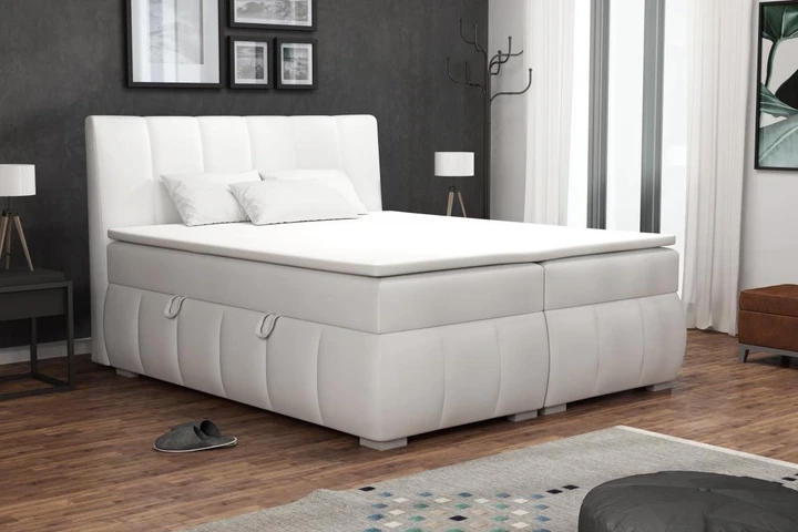 NOEL kontinentální postel boxspring 160x200 cm s úložným prostorem