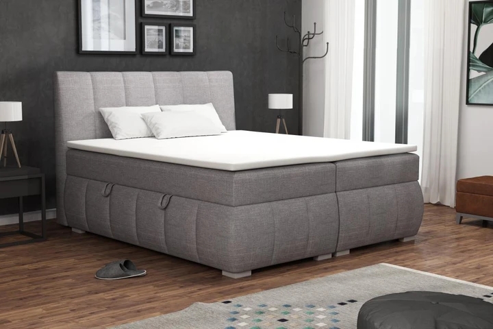 NOEL kontinentální postel boxspring 180x200 cm s úložným prostorem