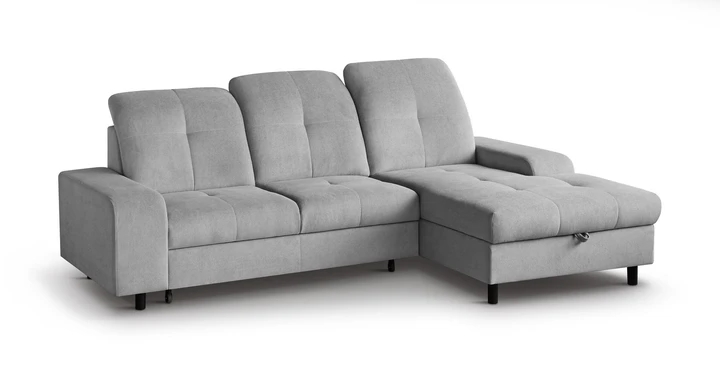 TALLINN moderní rohová sedačka s polohovacími záhlavníky