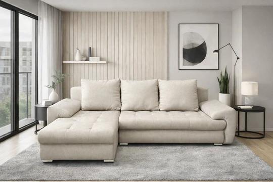 CORSO rozkládací rohová sedačka - výběr látek