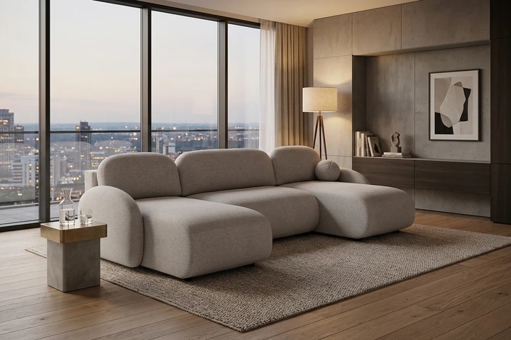 CLOUD U rozkládací sedací souprava ve tvaru U