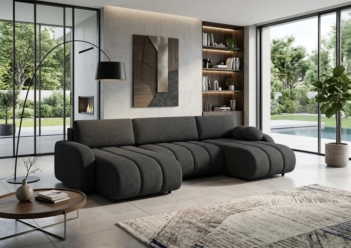 GRAND U rozkládací sedací souprava ve tvaru U