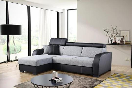 ROYAL rozkládací rohová sedačka s nastavitelnými opěrkami hlavy